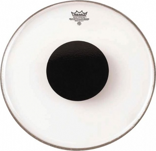 REMO Controlled Sound - Black Dot Clear 18 palců