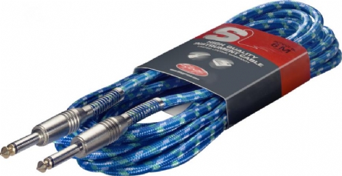 STAGG  SGC6VT BL Kytarový kabel 6 m