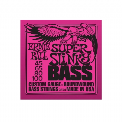 ERNIE BALL struny na baskytaru 45 - 100 SUPER SLINKY 2834 sada