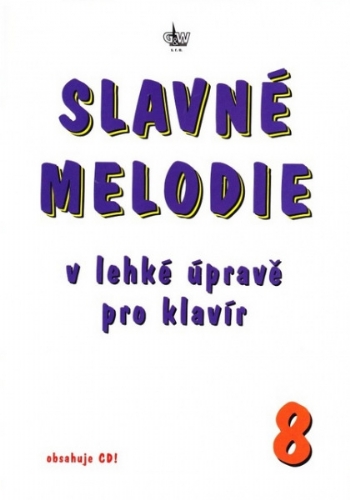 SLAVNÉ MELODIE V lehké úpravě pro klavír 8 díl.+ CD