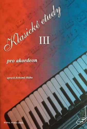 BOHUMIL BLÁHA Klasické etudy pro akordeon 3.