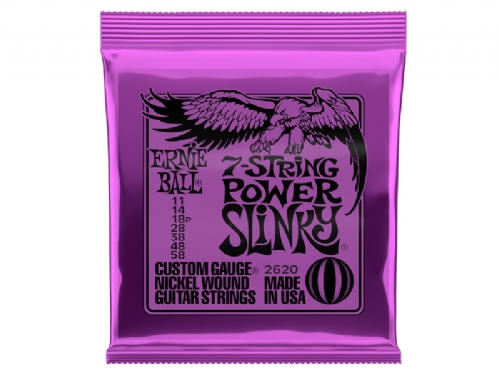 ERNIE BALL 1962 Struny na sedmistrunou el. kytaru 11 - 58