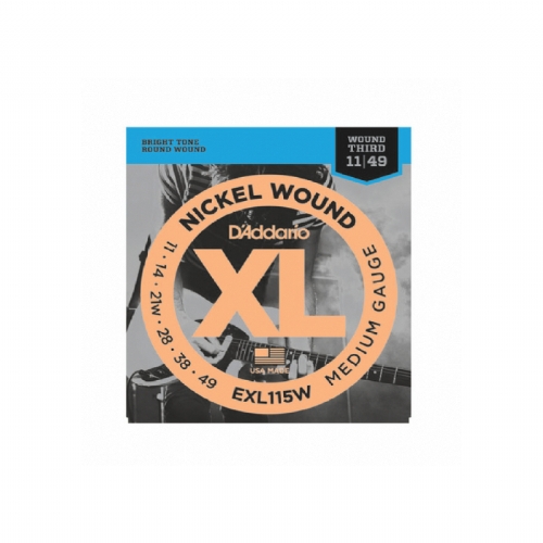 D´ADDARIO  EXL115w Struny na el. kytaru 11 - 52 sada