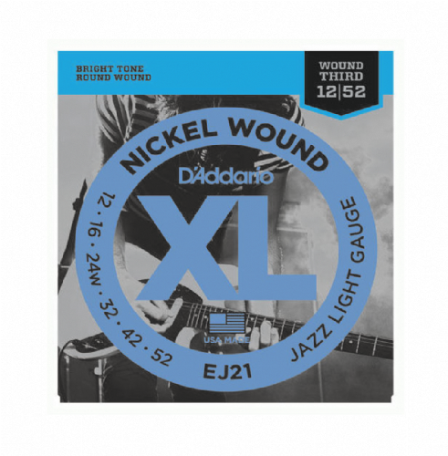 D´ADDARIO Struny na el. kytaru 12 - 52 EJ 21 sada