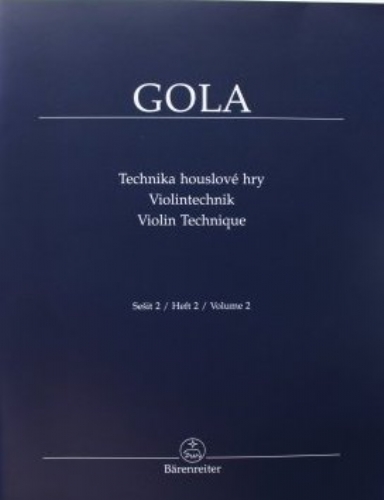 ZDENĚK GOLA Technika houslové hry 1.