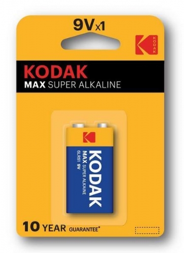 KODAK MAX 9 V  alkalická baterie