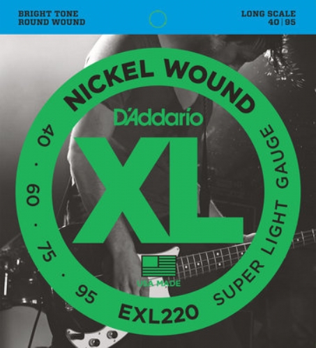 D´ADDARIO EXL 220 Struny na basovou kytaru 040 / 095